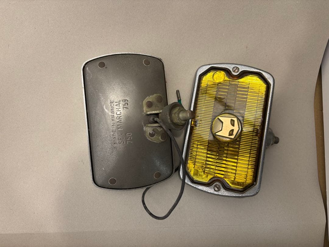 マーシャル　759 フォグランプ当時物 イエローレンズ