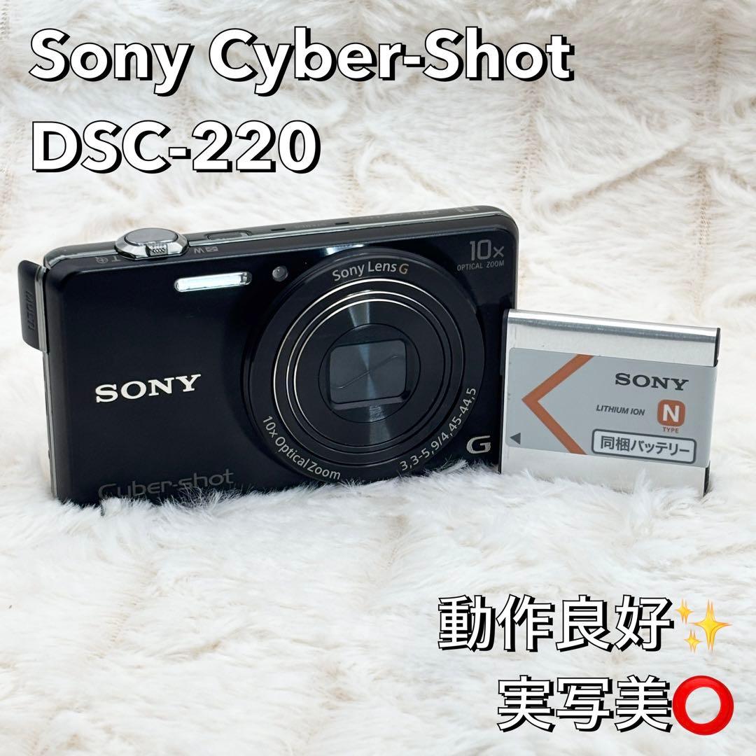 動作⭕️ 実写美⭕️ Sony Cyber-Shot DSC-WX220 ブラック