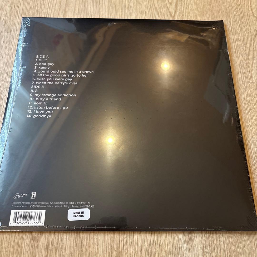 洋楽 Billie Eilish - When We All Fall Asleep