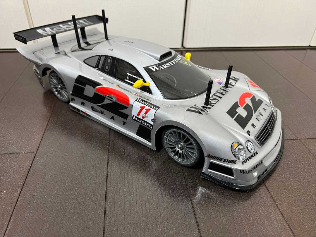 タミヤ　1/10　1997 メルセデスベンツ　CLK-GTR 　完成済みボディ