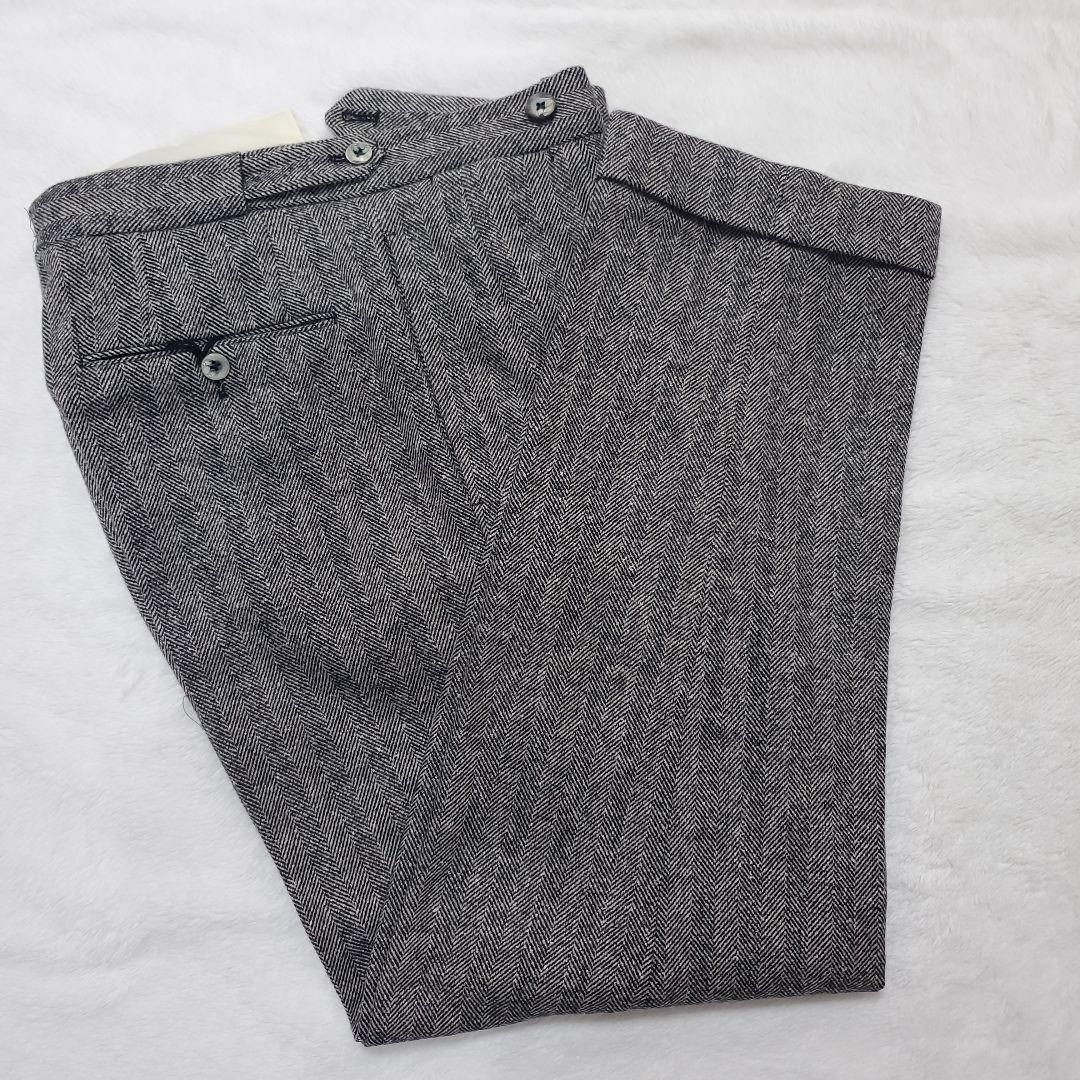 GTA × BEAMS F / 別注 SERGIO ヘリンボーン スラックス