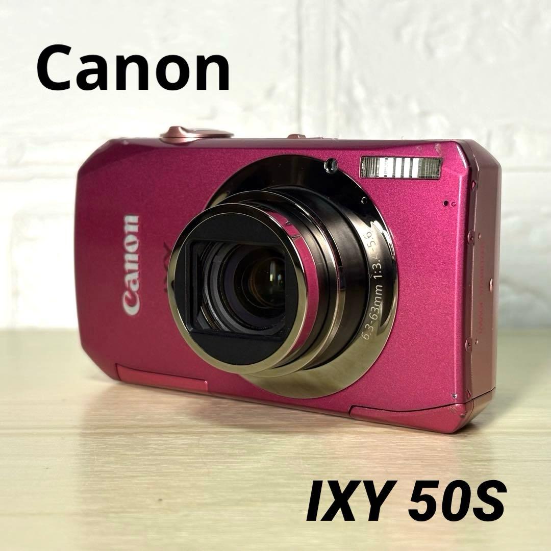 Canon IXY 50S キャノン コンデジ ピンク SDHCカード付