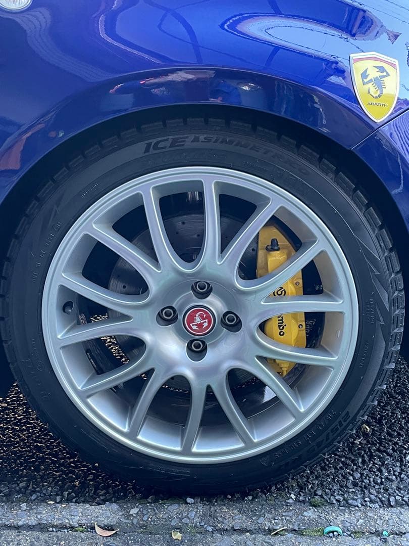 アバルト５９５　純正アルミホイール＆スタッドレス　１７インチ