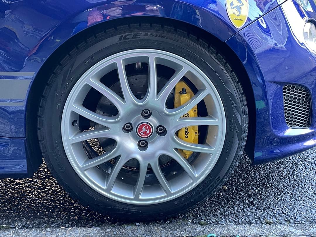 アバルト５９５　純正アルミホイール＆スタッドレス　１７インチ