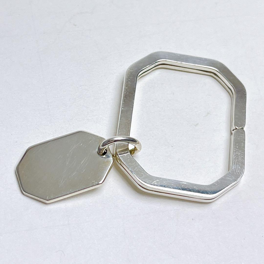 ティファニー　スクエア　オクタゴン　キーリング　925