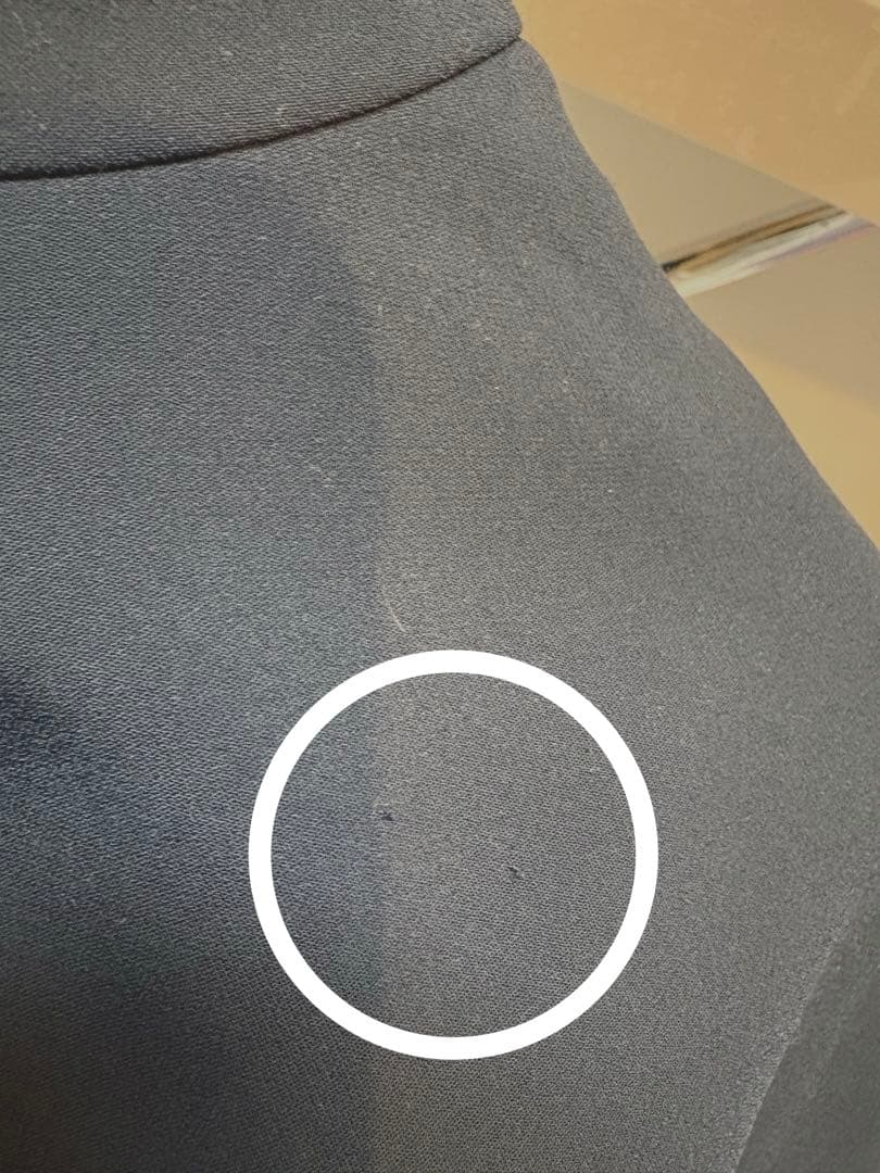 クリーニング済　ENFOLD ハイネック　ワンピース　ネイビー　38