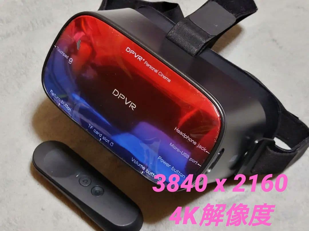 DPVR P1 PRO 4K 4KVＲ視聴&SDカードも使えます