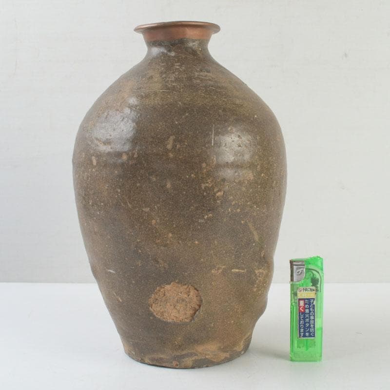 瀬戸焼　古瀬戸壷　花入　V　9381