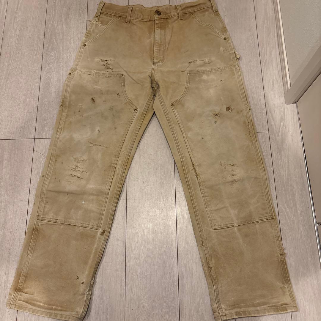 USA製 carhartt カーハート ペインターパンツ ダブルニー