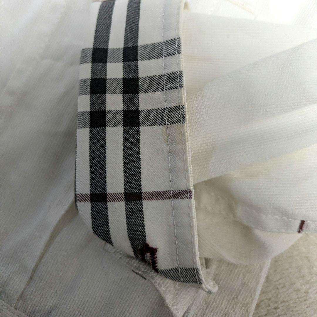 希少色 バーバリーブラックレーベル デニムジャケット ノバチェック ホワイト M