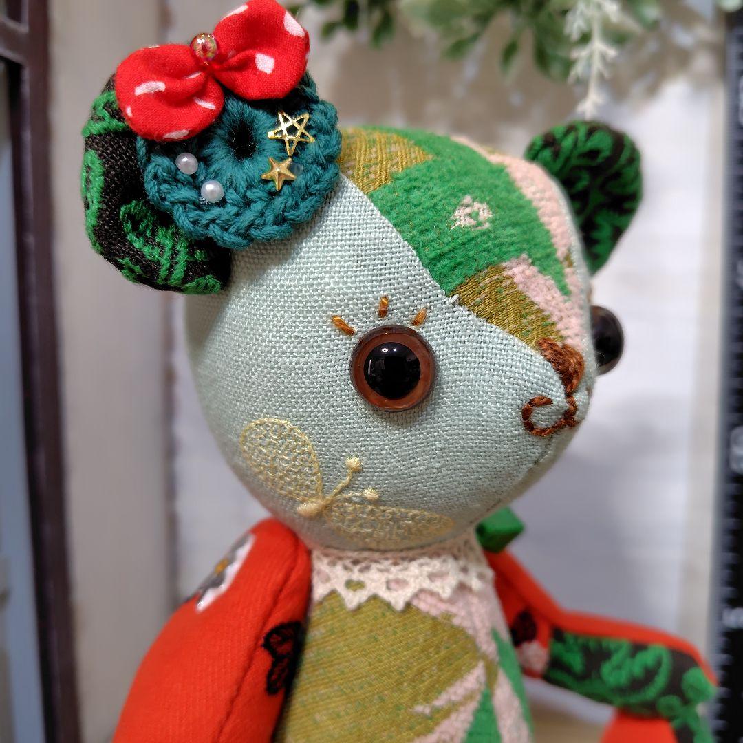 ミナペルホネン＊ハンドメイド＊ぬいぐるみ＊テディベア＊73