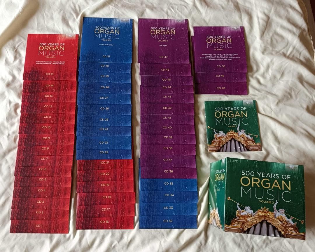オルガン音楽の500年 第2集 50枚組