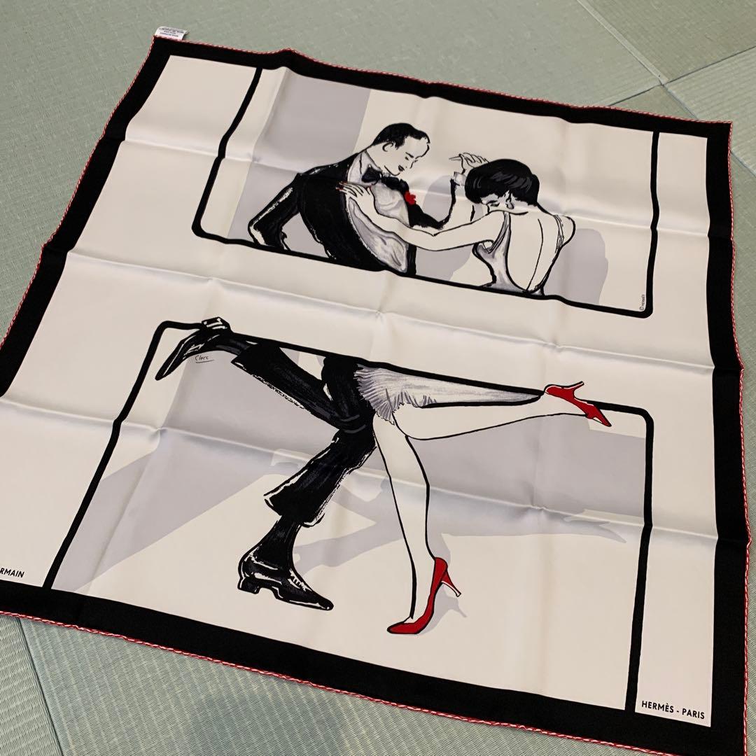 F*i様 HERMÈS ダンスデザイン シルクハンカチ 90cm
