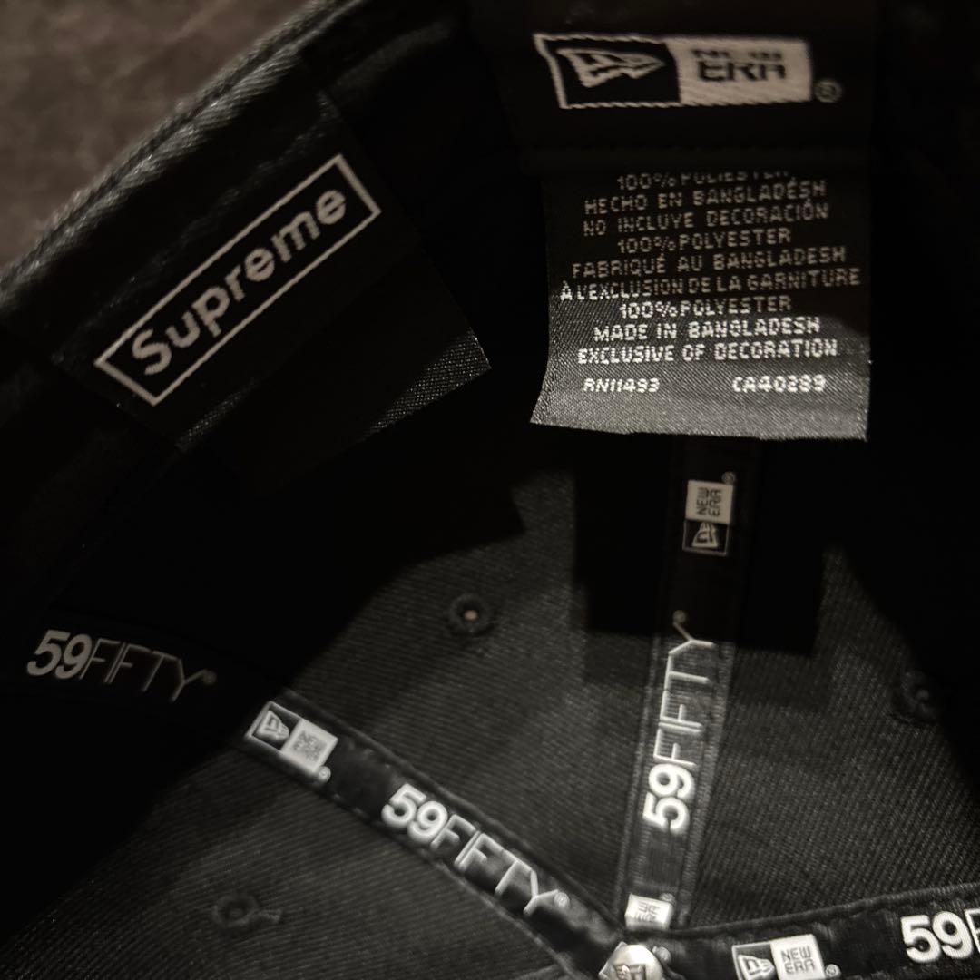 や*い様 Supreme bones box logo new era cap正