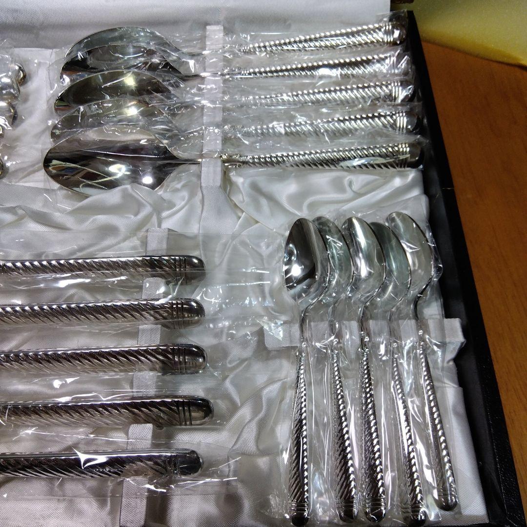 カトラリーセット 銀メッキ （ナイフ フォーク スプーン　25本）