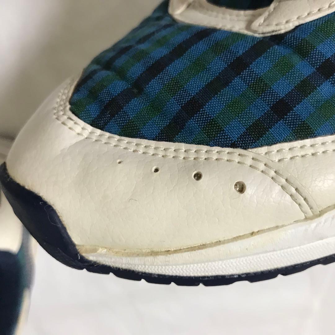 ファミリア×アシックス コラボ スニーカー ファミリアチェック 24センチ