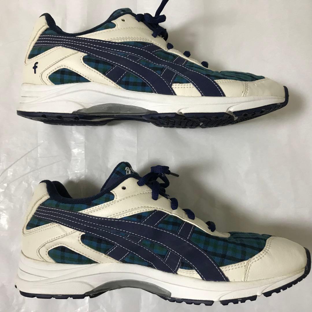 ファミリア×アシックス コラボ スニーカー ファミリアチェック 24センチ