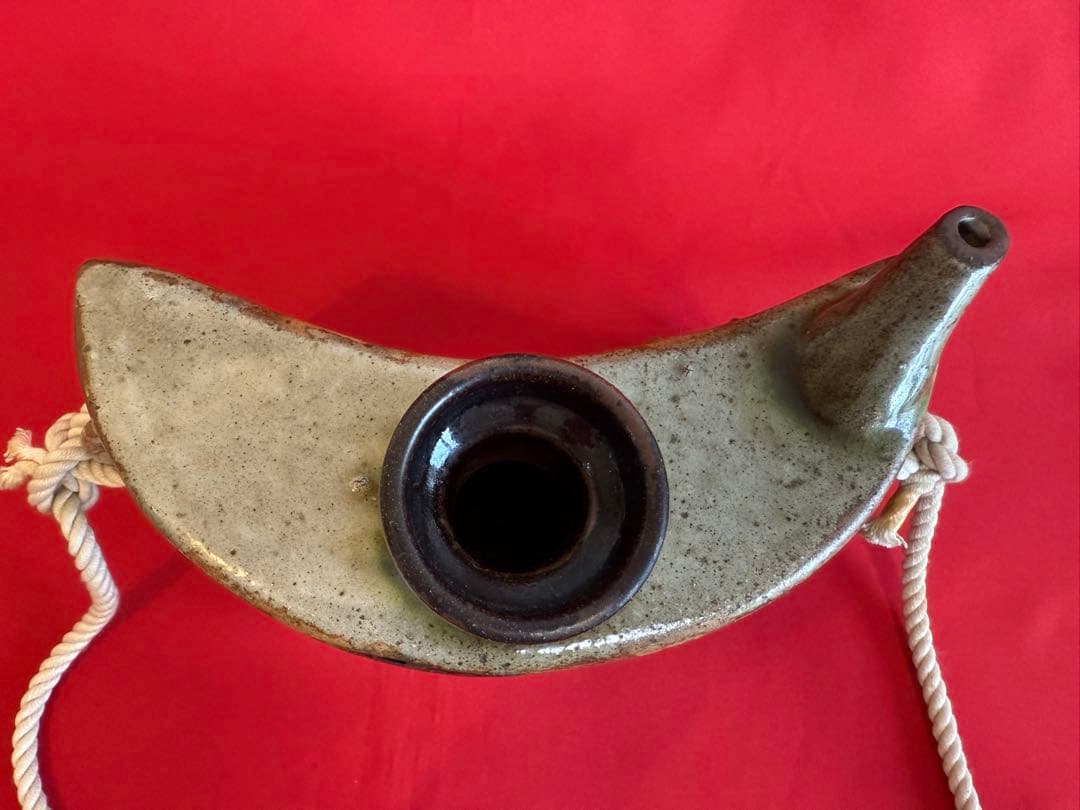 お*)様 きびん ★☆ 海老紋抱瓶 壺屋焼 壷屋焼 作家もの 人間国宝？ 詳細不