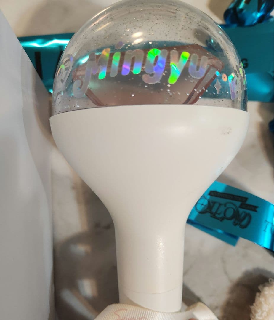 SEVENTEEN　ペンライト ver1.ver2 銀テープ　セット　おまけつき