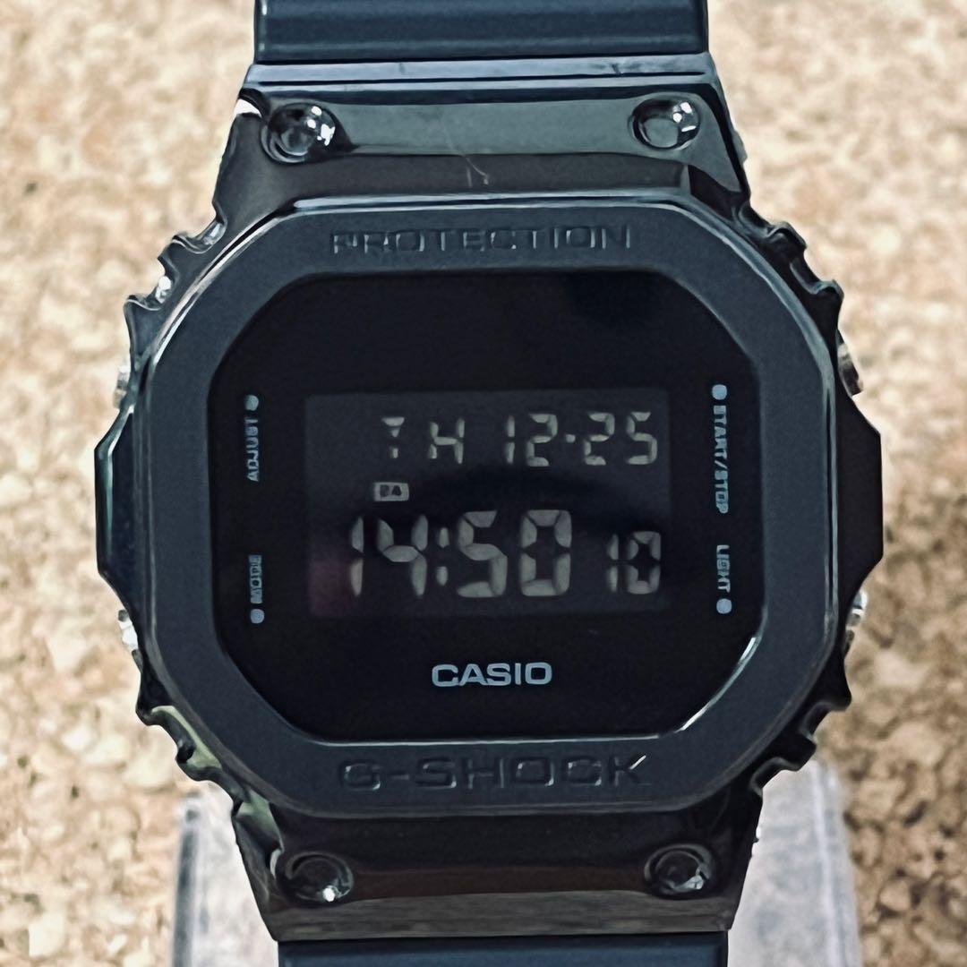 美品カシオG-SHOCK /GMー5600UBー1JFブラックメタルカバード