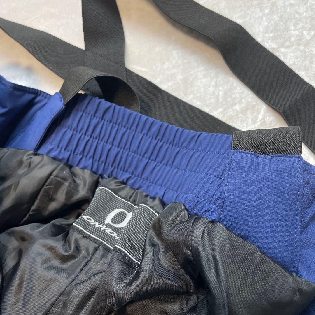 ま*と様 オンヨネ　スキーウェア　水色　ネイビー　パンツ　ジャケット　セット　上