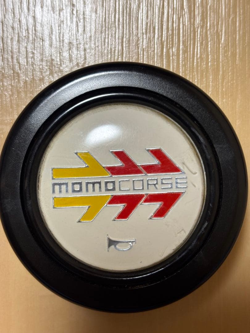 MOMO ウッド ステアリングホイール 3スポーク 350φ