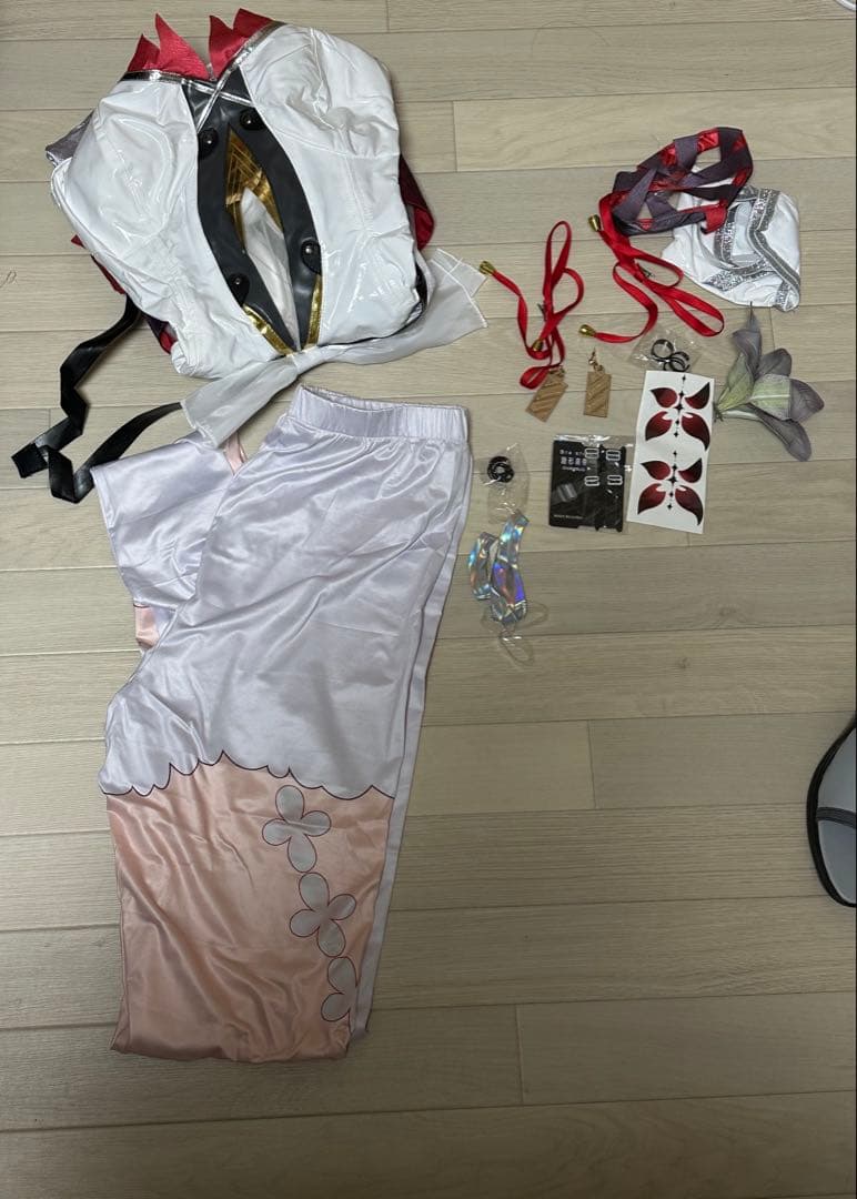 あ*森様 〖最終値下げ〗鳴潮 ツバキ コスプレ 衣装 靴 ウィッグフルセット X