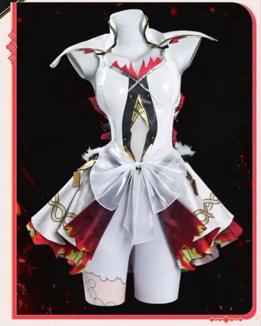 あ*森様 〖最終値下げ〗鳴潮 ツバキ コスプレ 衣装 靴 ウィッグフルセット X