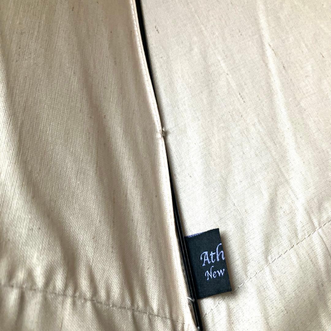 美品◯アシーナニューヨーク 折り畳み 日傘 ベージュ✖️グレー