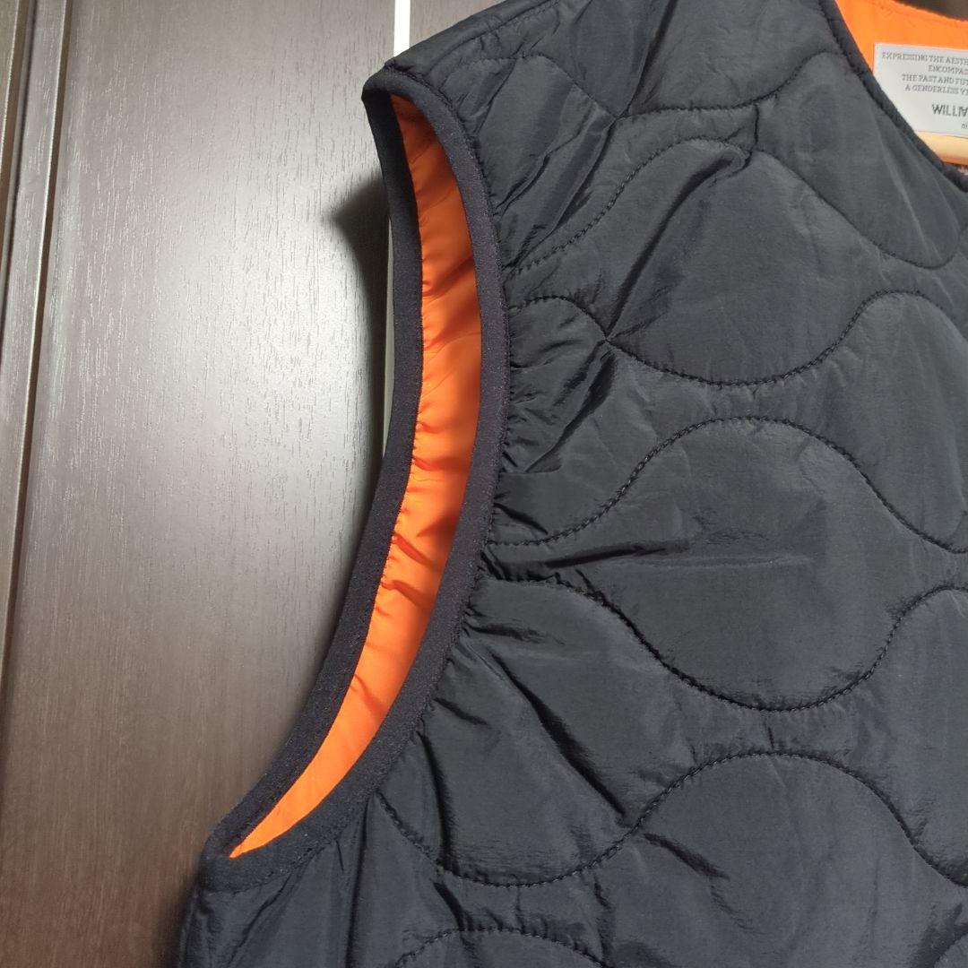 ニコアンド【WILLIAM B.ELIOTT】リバーシブルキルトベスト