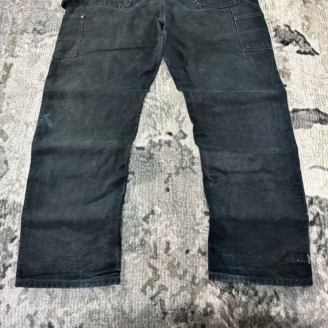 極太 ビックシルエット ゆるだぼ 38×32 YKKジップ 金ボタン 良フェード