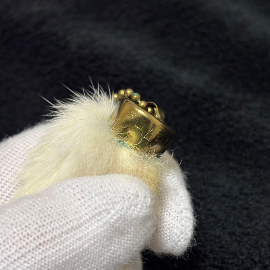 ヴィンテージ ラビットフット キーチェーン　ラッキーチャーム　USA