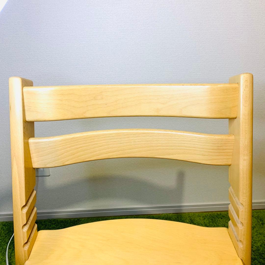 STOKKE トリップトラップ ベビーチェア ナチュラル S/N6 ガード付き