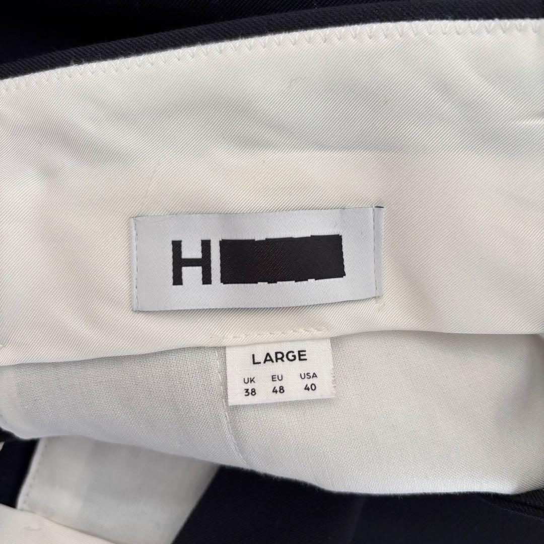 【未着用】H BEAUTY&YOUTHダブルクロス キャバリーツイルワイドパンツ