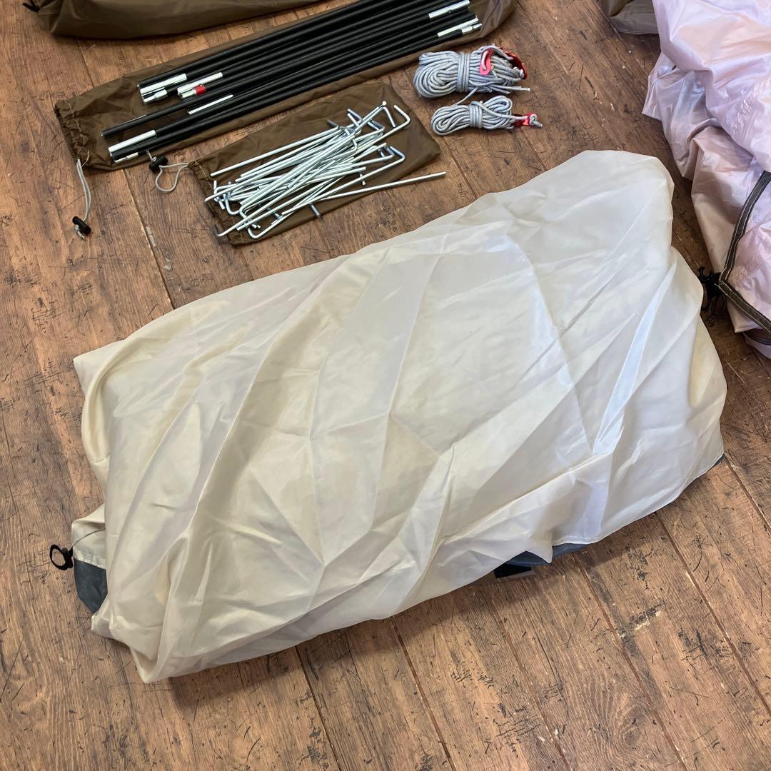 北山狼 BISINNA キャンプテント トンネルテント 4～6人用 二重層