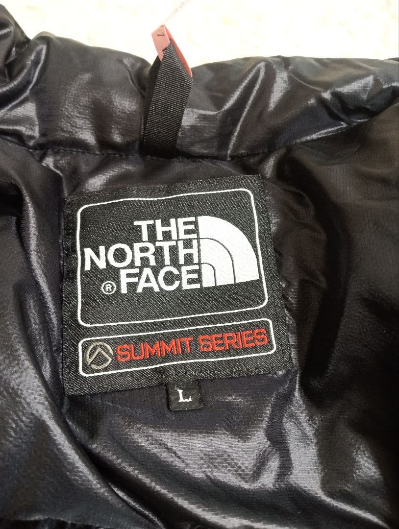 ノースフェイス　ダウンベスト　ブラック　黒　メンズL　アコンカグア