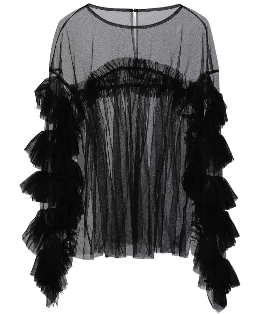 オケージョンドレス: オールインワン×デコラティブチュールトップス