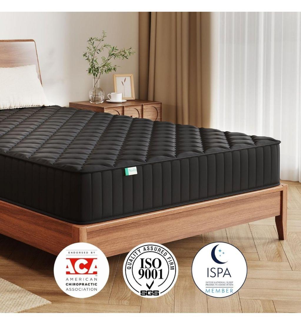 Novilla マットレス ダブル 硬め 極厚20cm高反発ウレタン硬さ180N