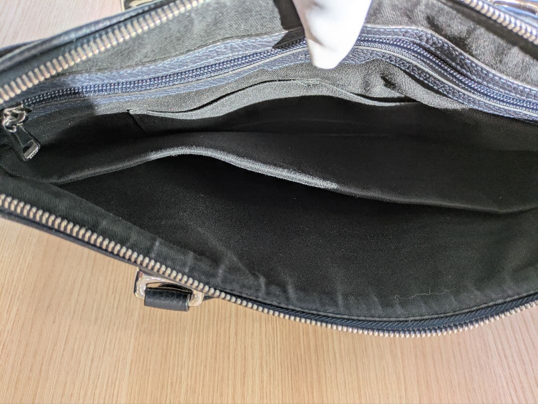 BALLY バリー　ビジネスバッグ 黒 レザー【Used品】