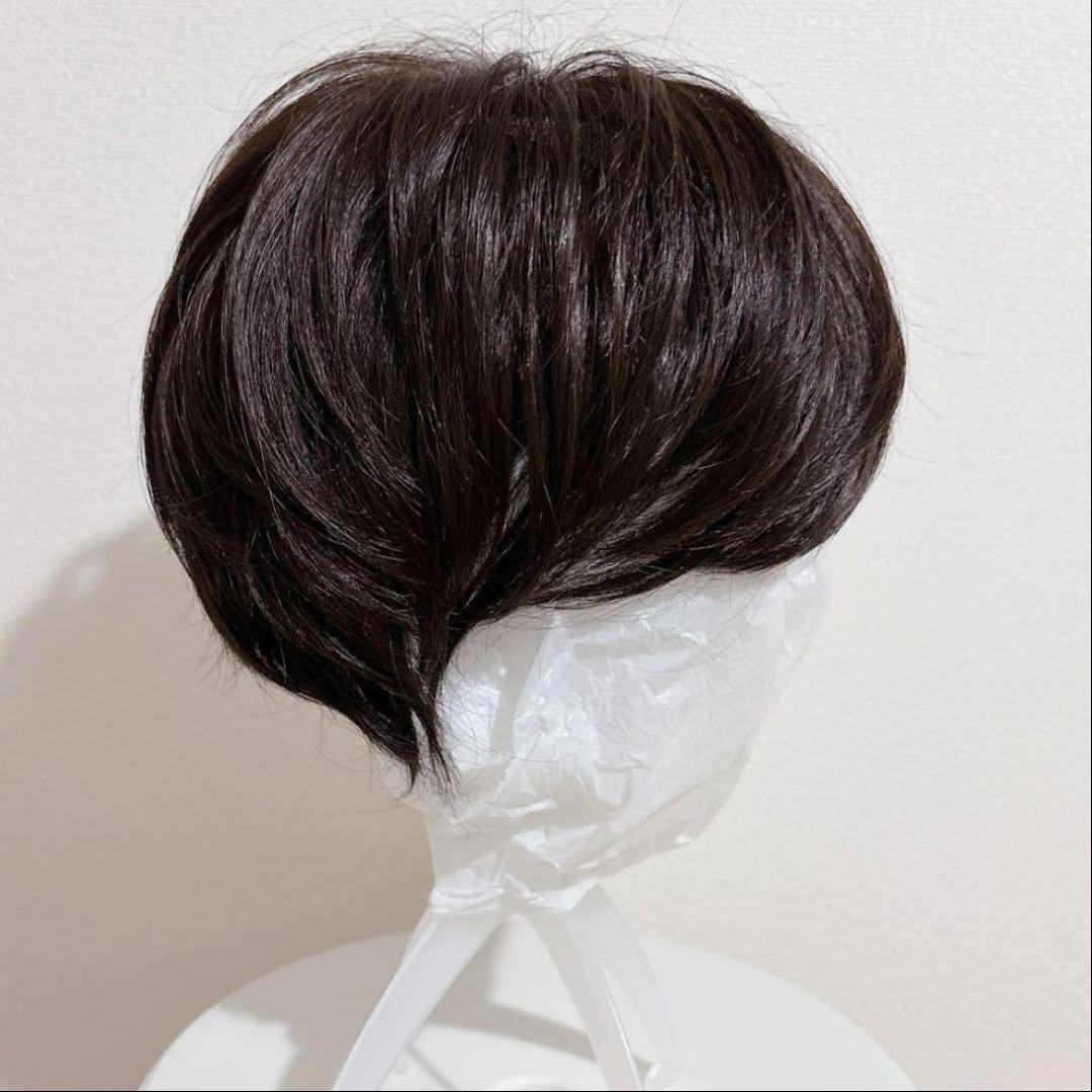 ふわり未使用品フルウィッグonのみ 箱無し ショートヘア ブラウン 医療用