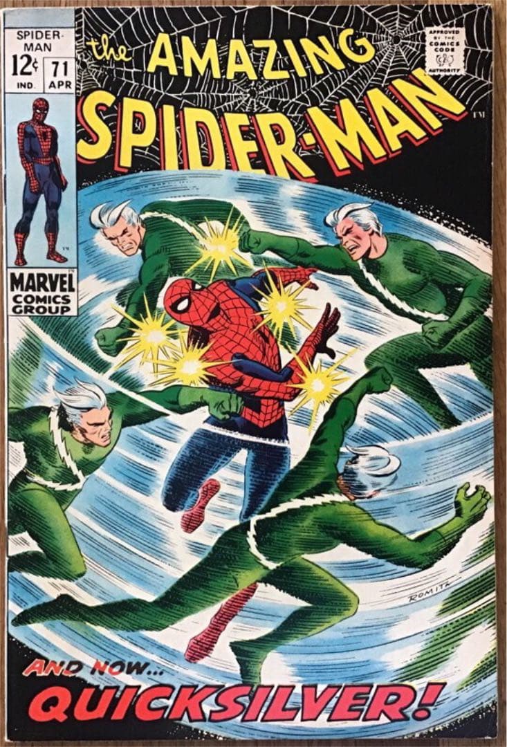 アメージングスパイダーマン #71 クイックシルバー❗️アメコミリーフ
