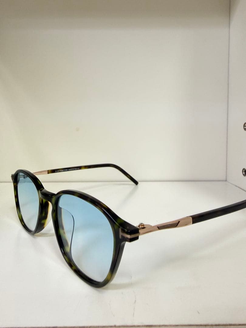 TOM FORD TF5397-F べっ甲 ブルーレンズ サングラス