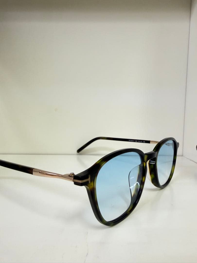 TOM FORD TF5397-F べっ甲 ブルーレンズ サングラス