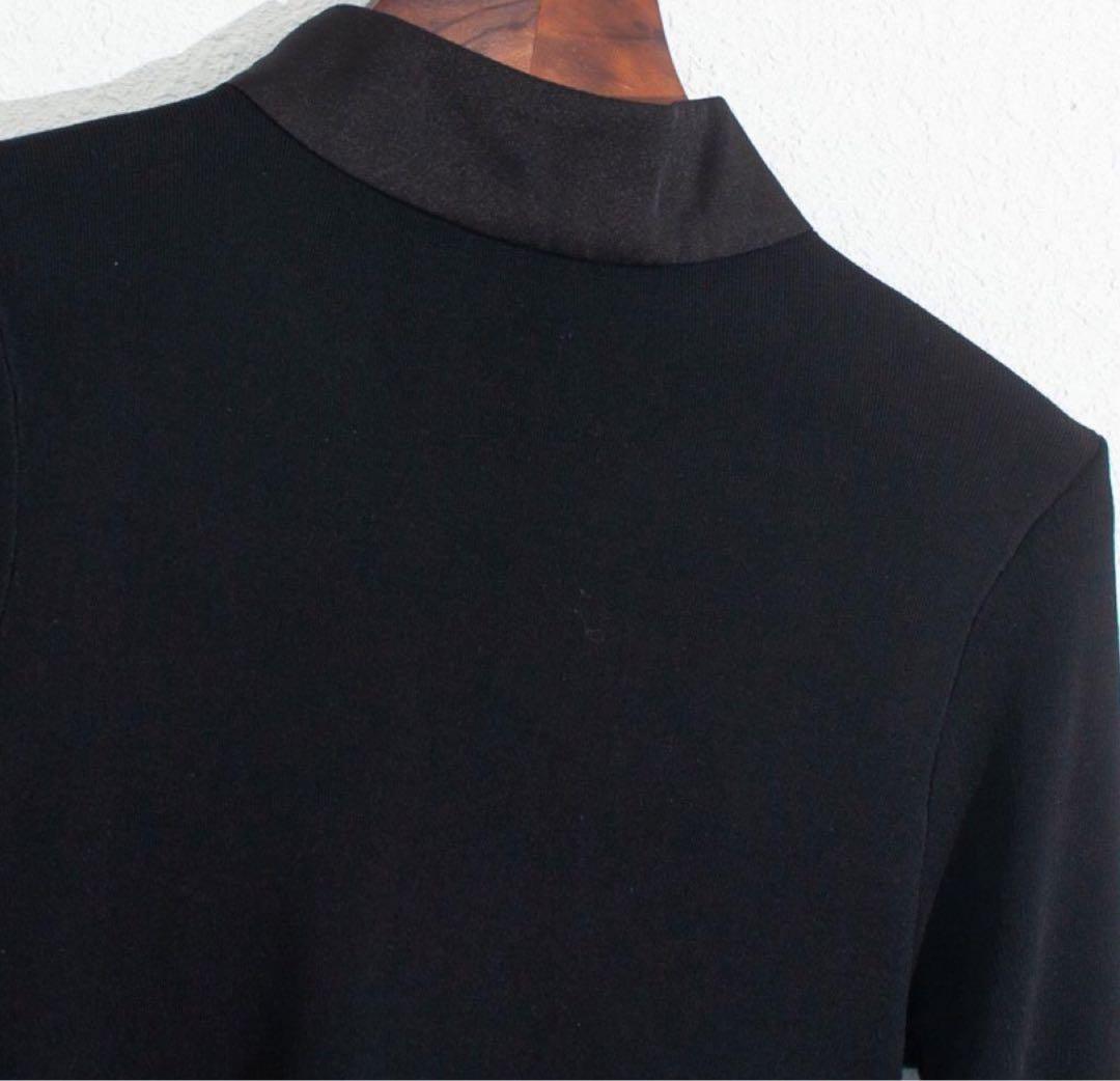 TED BAKER サイズ2 ブラック　花柄フレアワンピース 長袖