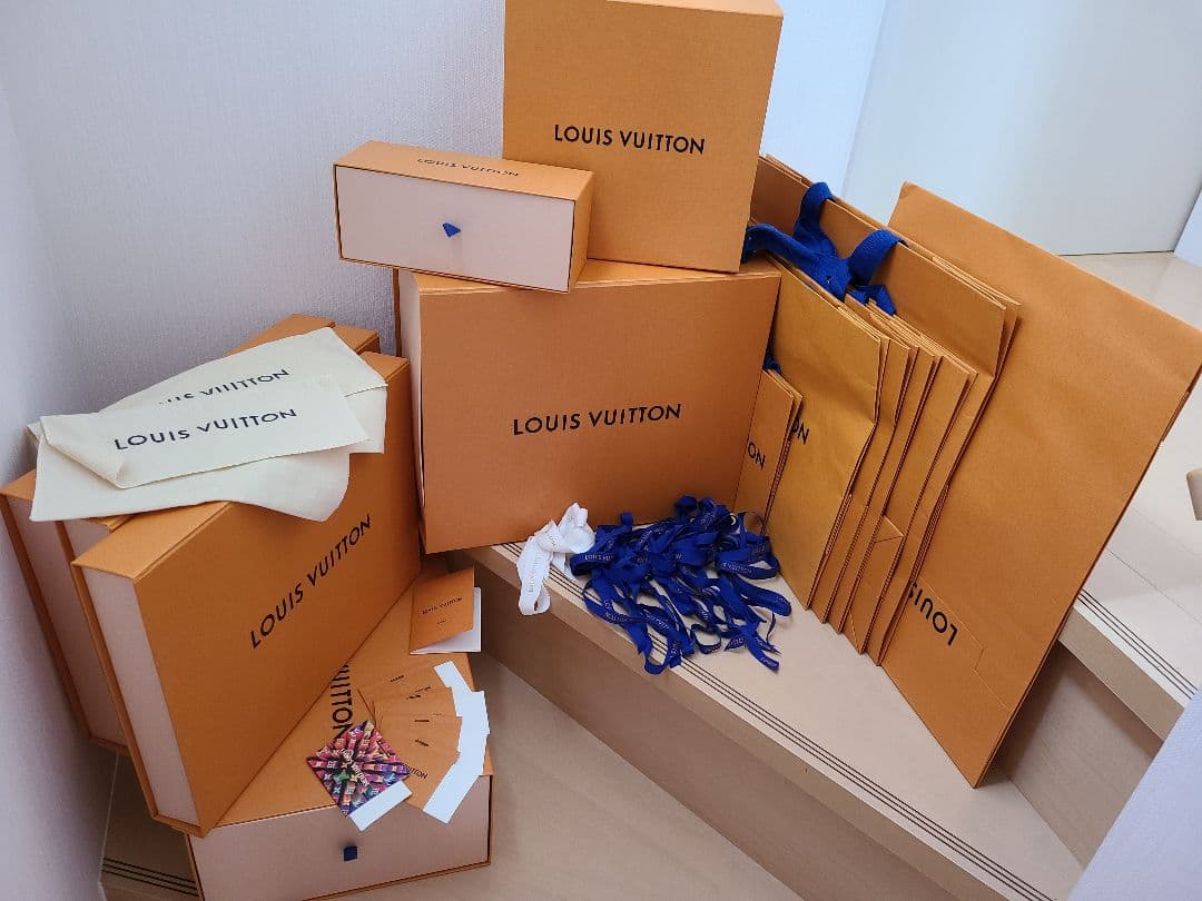 LOUIS VUITTON ショップ袋・ボックスセット　リボン　まとめ売り