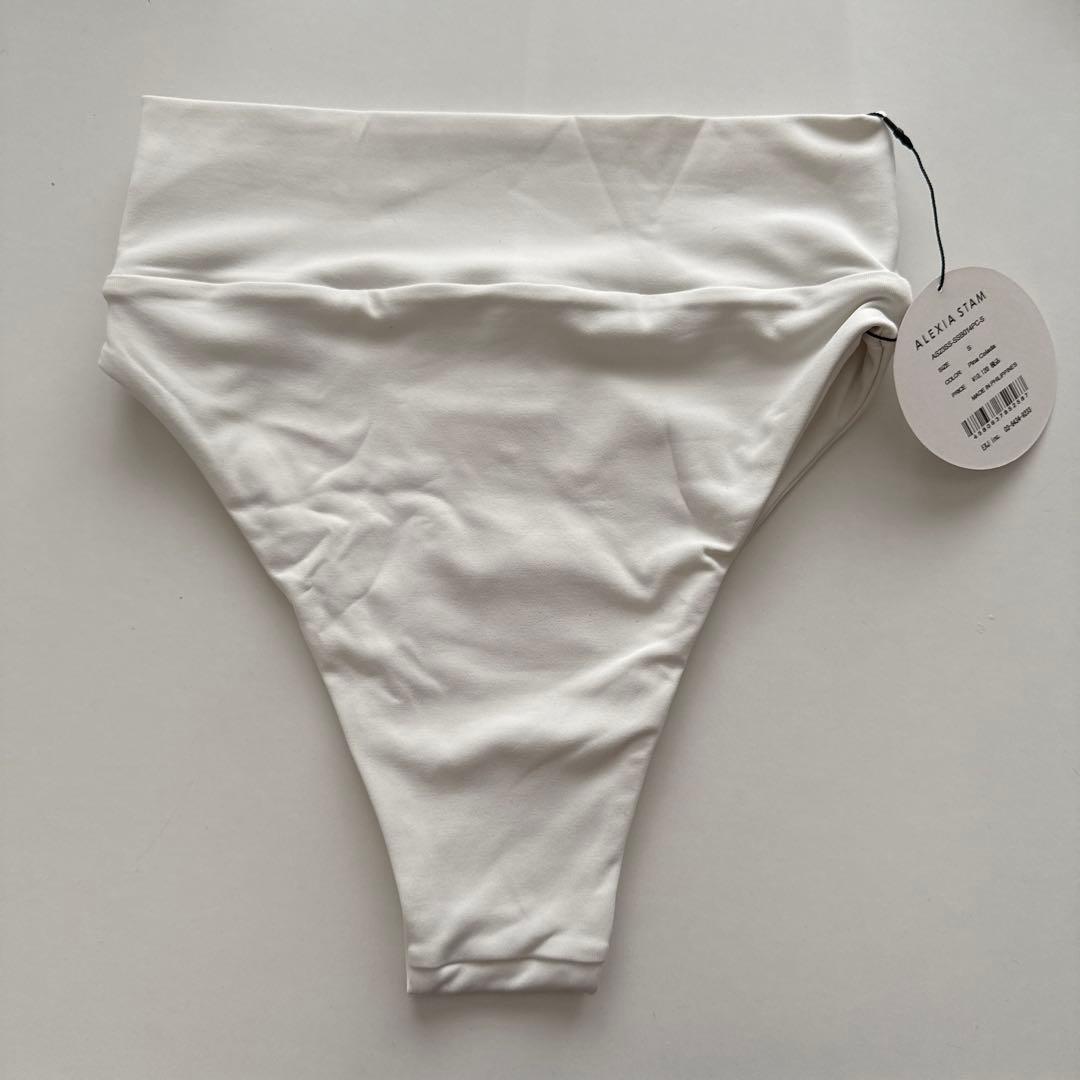 新品未使用タグ付きALEXIA STAM ハイウエストビキニパンツ S